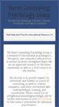 Mobile Screenshot of hanoicounselingpsychology.com